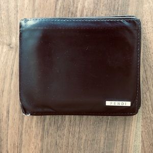 Men’s Authentic Fendi Brown Leather Wallet (Italy)